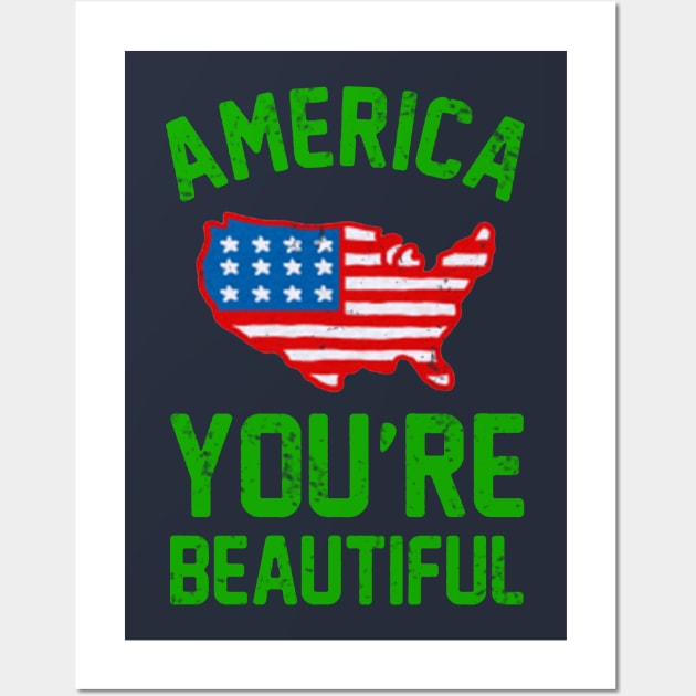 AMERICA, YOU'RE BEAUTIFUL 2 Wall Art by dylaneli
